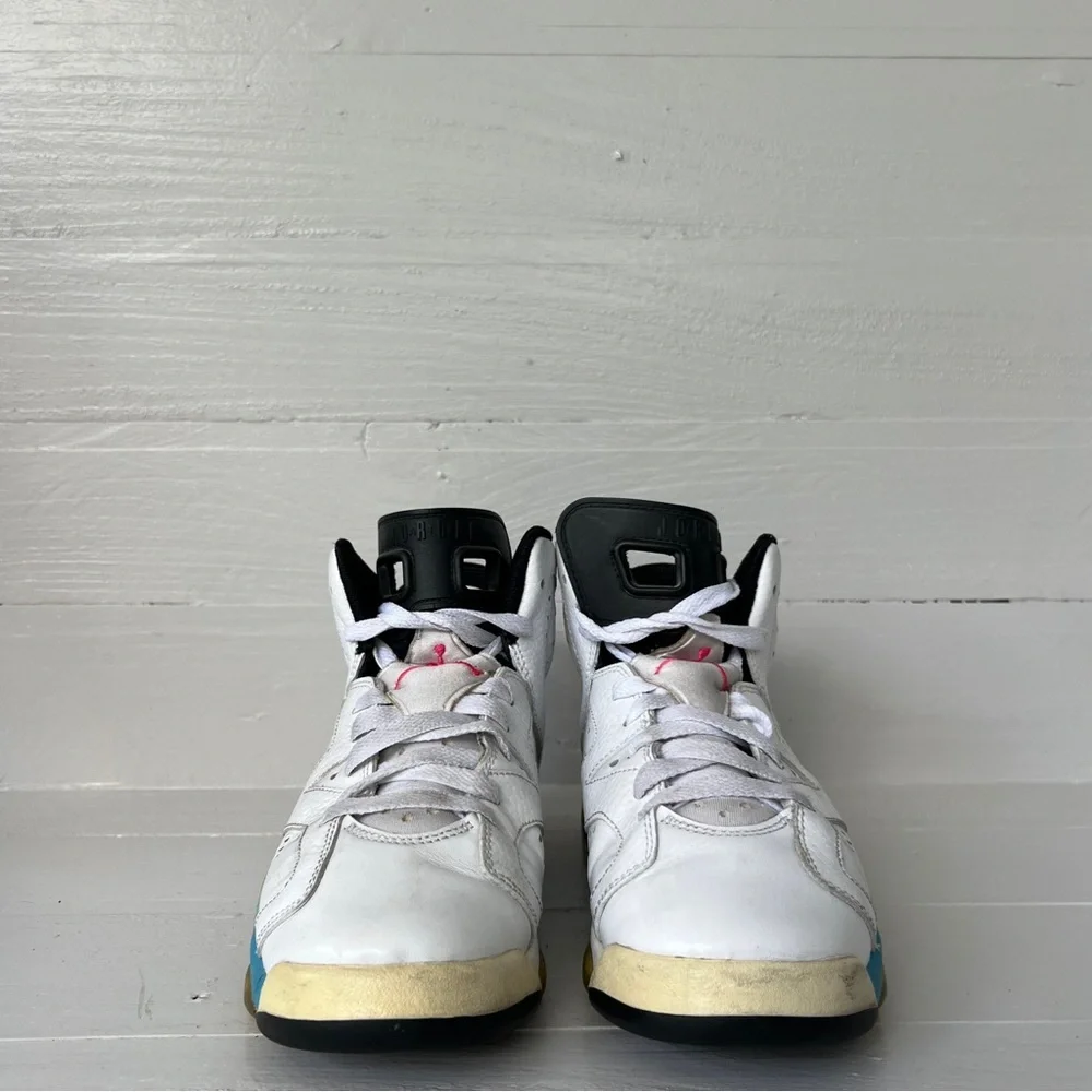 Nike Air Jordan 6 Retro Pink Flash White Sneakers Shoe Kid’s Youth 5